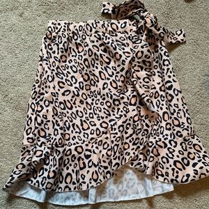 cheetah skirt